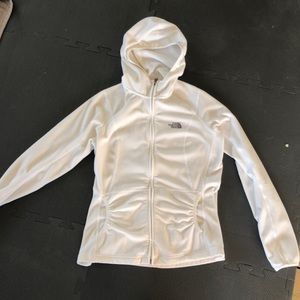 White north face jacket